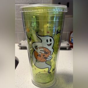 Cool Gear Halloween Double Wall Insulated Tumbler w/ghosts and bats, NWOT